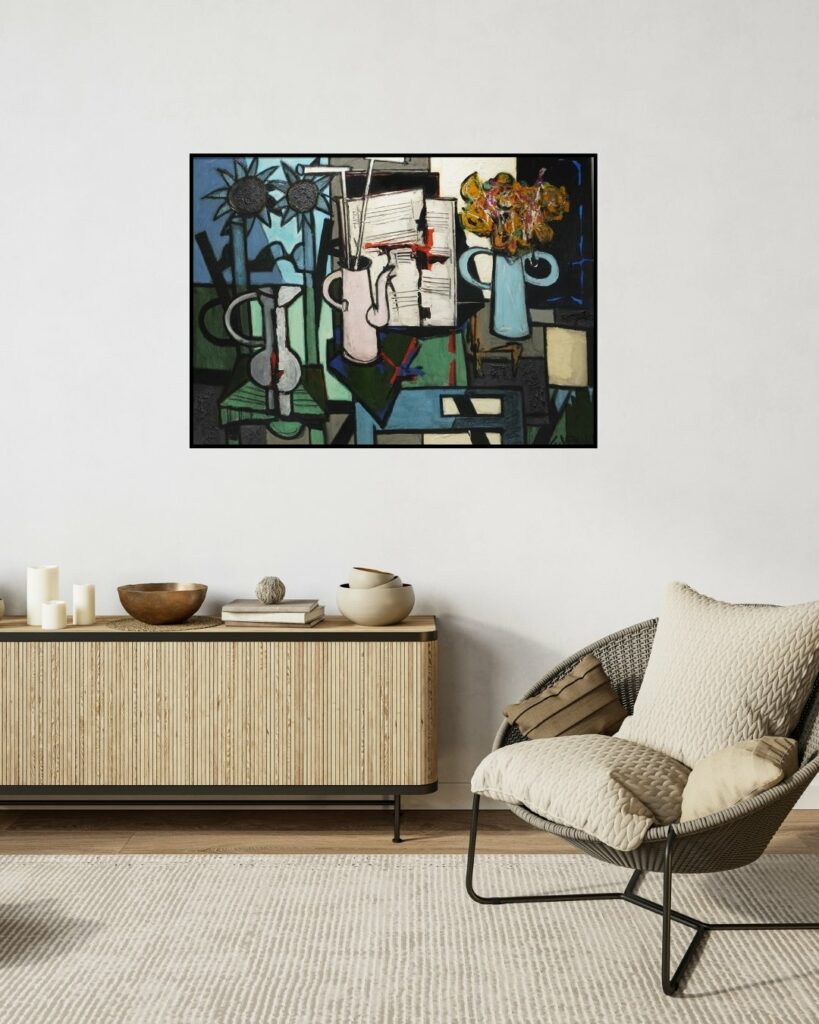 Claude Venard 135 x 105 cm Huile sur toile 1985-1990
