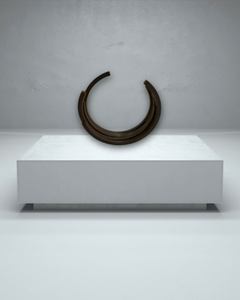 Bernar venet galerie jaf artiste francais sculpture