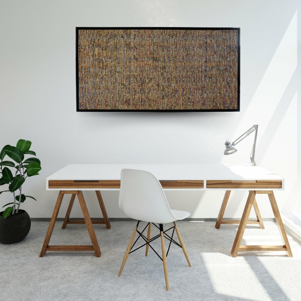 Artiste : Somsak Hanumas Technique : Acrylique sur toile Dimensions : 200 X 120 cm Année : 2022 / 315
