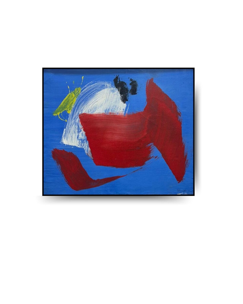 Gérard Schneider Huile sur toile 1967 48,5 x 57 cm