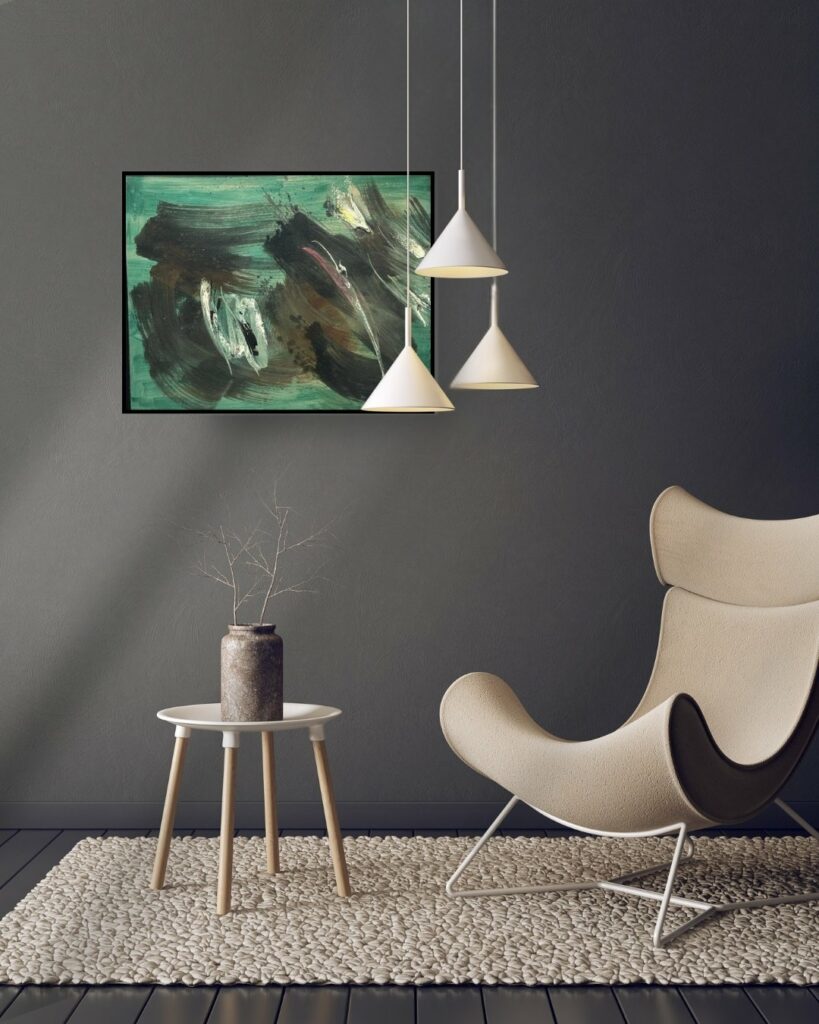 Gérard Schneider “ Opus 52 E “ Huile et sable sur toile 1960 100 x 81 cm